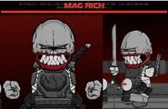 Mag Rich (Rich after going into the Mag Machine) with Health bar