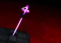 Gestalt being blasted outside the Science Tower