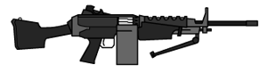 The M-249 from Madness: Project Nexus (Classic)