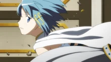 Sayaka grabbed Yachiyo