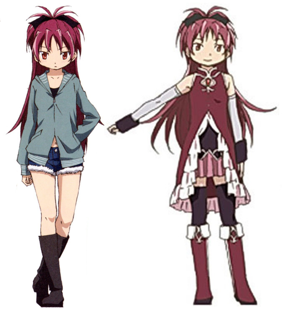 Kyoko Sakura The Puella Magi Wiki Fandom