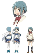 Sayaka's profile from the series' website