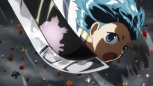 Sayaka descends