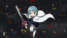 Sayaka jumps