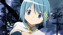 Sayaka thanks Madoka
