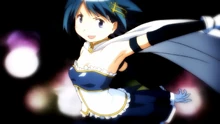 Sayaka during her transformation in The Rebellion Story