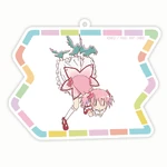 Keychain of Madoka from the series' opening 3