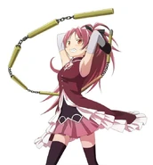 Kyoko Sakura: Utiliza una lanza para ataques de corto y medio alcance.