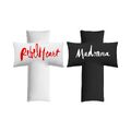 Madonna Rebel Heart Cross Pillow