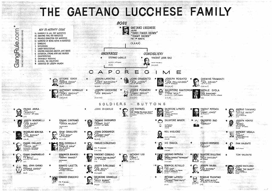 Lucchese Crime Family Mafia Wiki Fandom