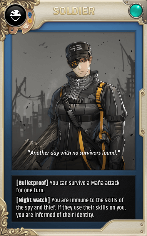 Dark anime soldier mafia