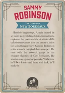 Sammy Robinson's cigarette card