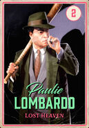 Paulie Lombardo's cigarette card