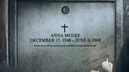 Anna McGee's tomb
