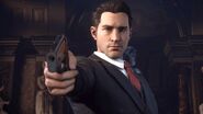 Tommy holding a Semi-Auto Pistol in prerelease screenshot
