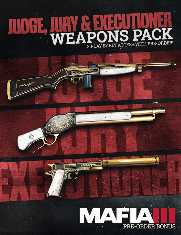 Judge, Jury & Executioner Weapons Pack, Mafia Wiki