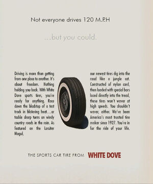 White Dove Tire Ad