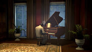 Sal on his piano in The Betrayal of Jimmy