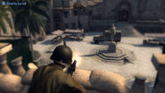 Vito using the MG-42 in The Old Country