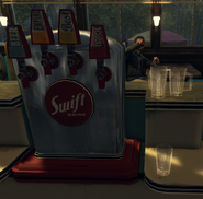 Swift Cola fountain in Empire Diner