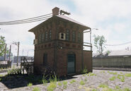 Railway switching station