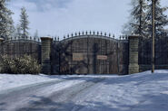 Yacht Club front gate
