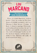Lou Marcano's cigarette card