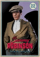 Sammy Robinson's cigarette card