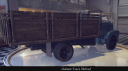 Shubert Truck Flatbed Rear Quarter View