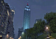 The Empire Bay Building as seen from Lincoln Park