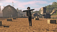 A scarecrow at the Old Farm