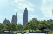 Skyline over Lincoln Park