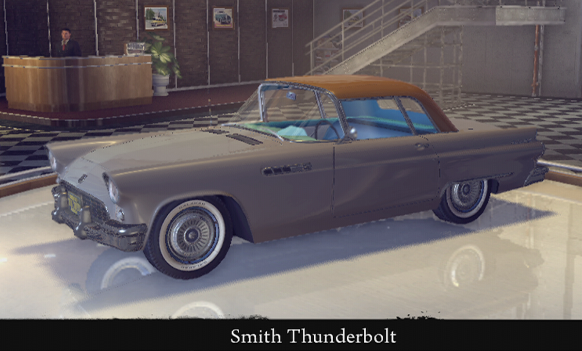 Ii smith. Smith Thunderbolt мафия 2. Ford Thunderbird 1955 мафия 2. Thunderbolt Bolt Mafia 2. Мафия 2 Ford Thunderbird.