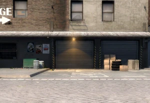 Garage at Vito's apartment
