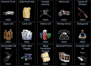 Free gift items