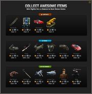 Fight Loot As of January 2011