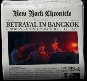 Betrayal In Bangkok Newspaper