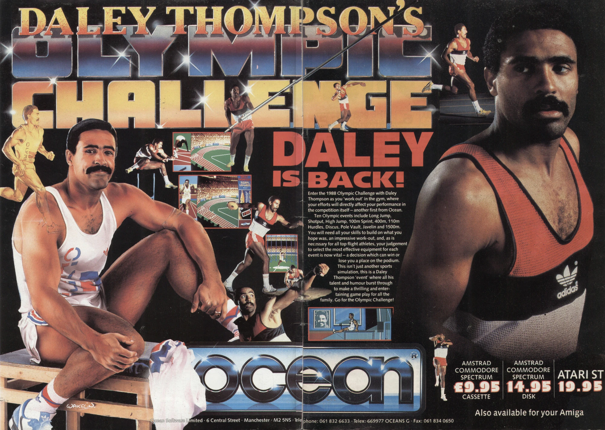 Daley Thompson's Olympic Challenge | Magazines from the Past Wiki