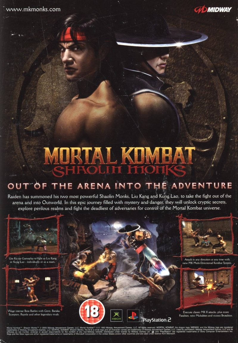 PlayStation 2] - Mortal Kombat: Shaolin Monks - All Fatalities 