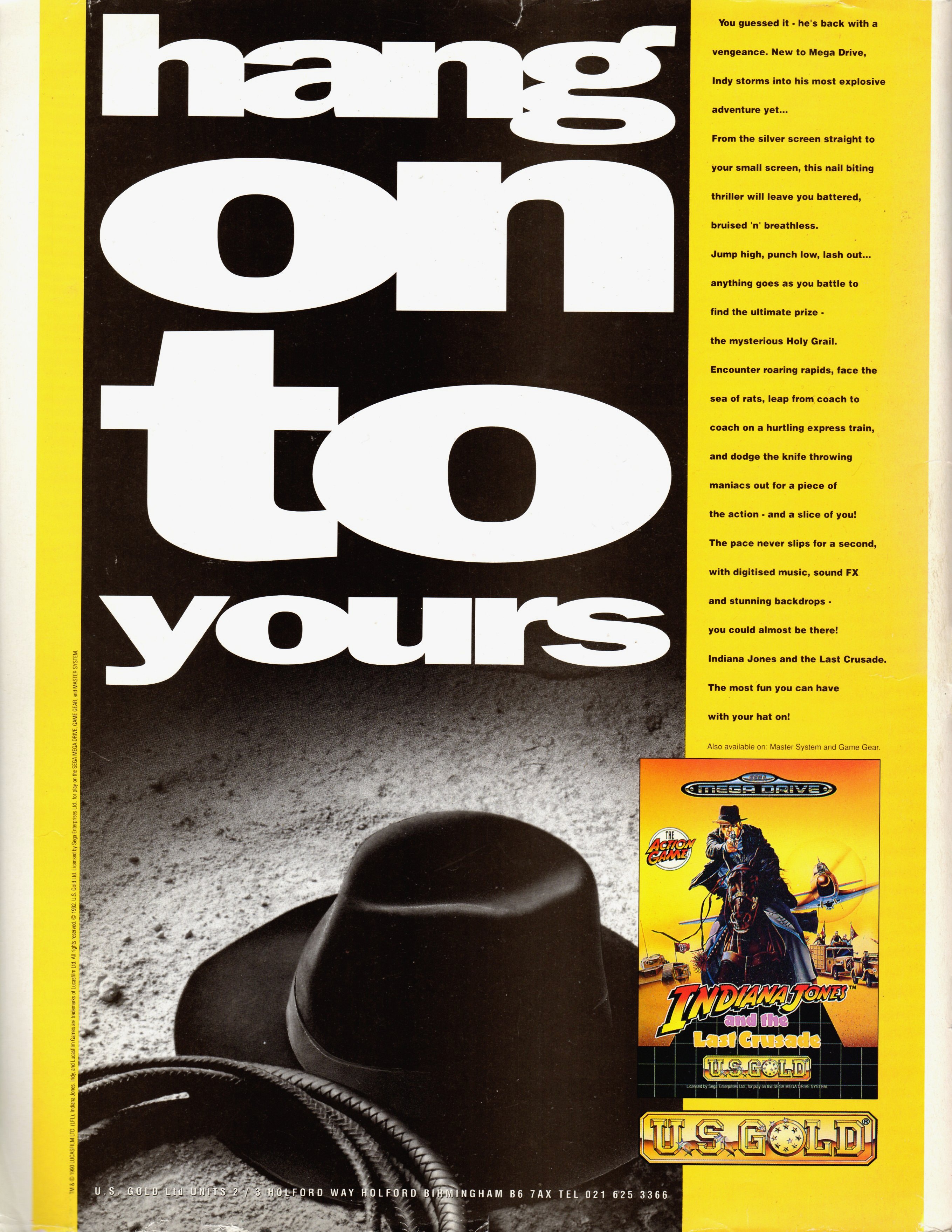 Indiana Jones and the Last Crusade: The Action Game | Magazines from the  Past Wiki | Fandom