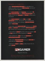 PC Gamer advert