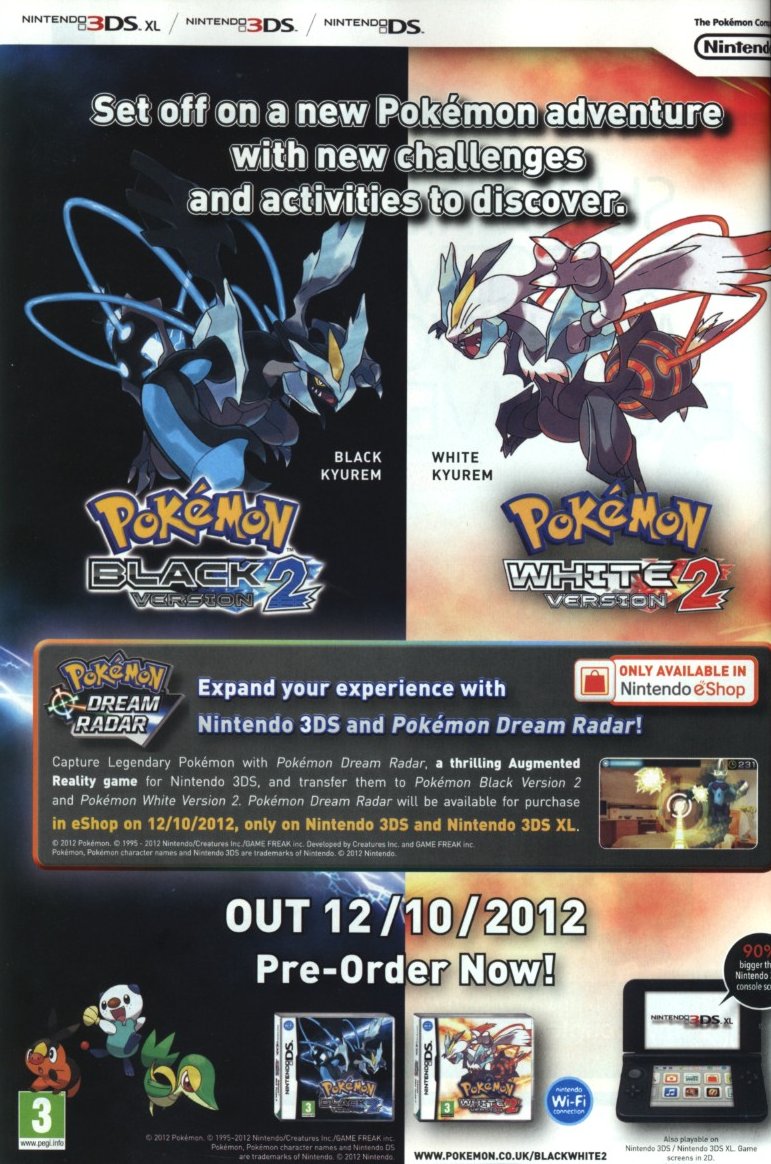 Pokemon Black Version 2 and Pokemon White Version 2 the Official