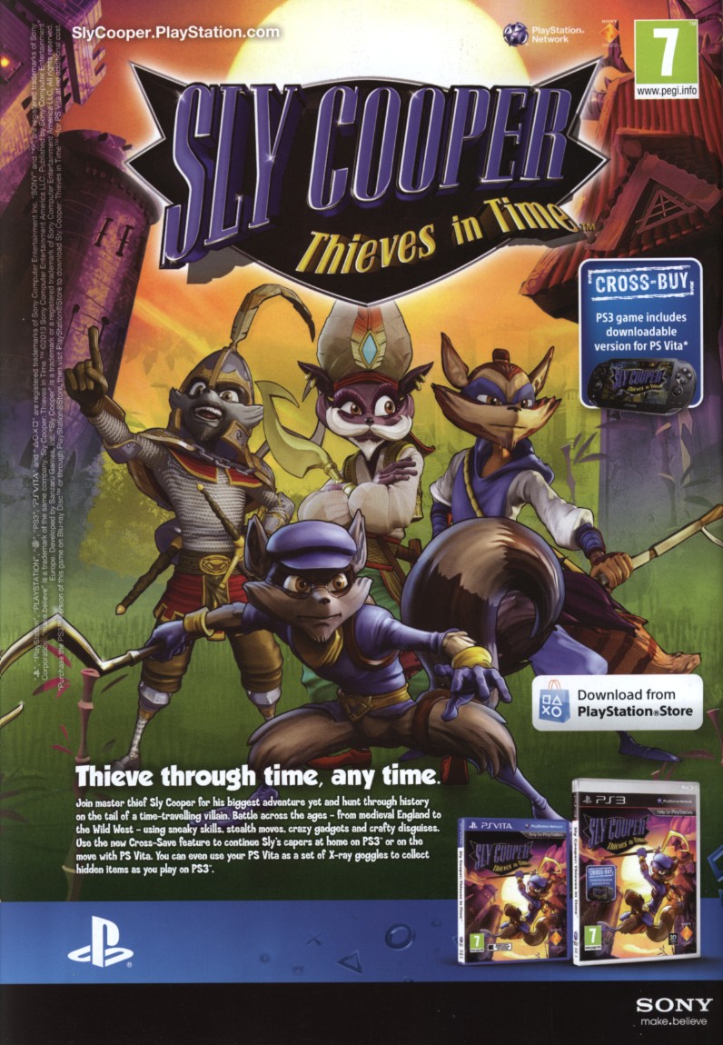 Sly Cooper: Thieves in Time | Magazines from the Past Wiki | Fandom