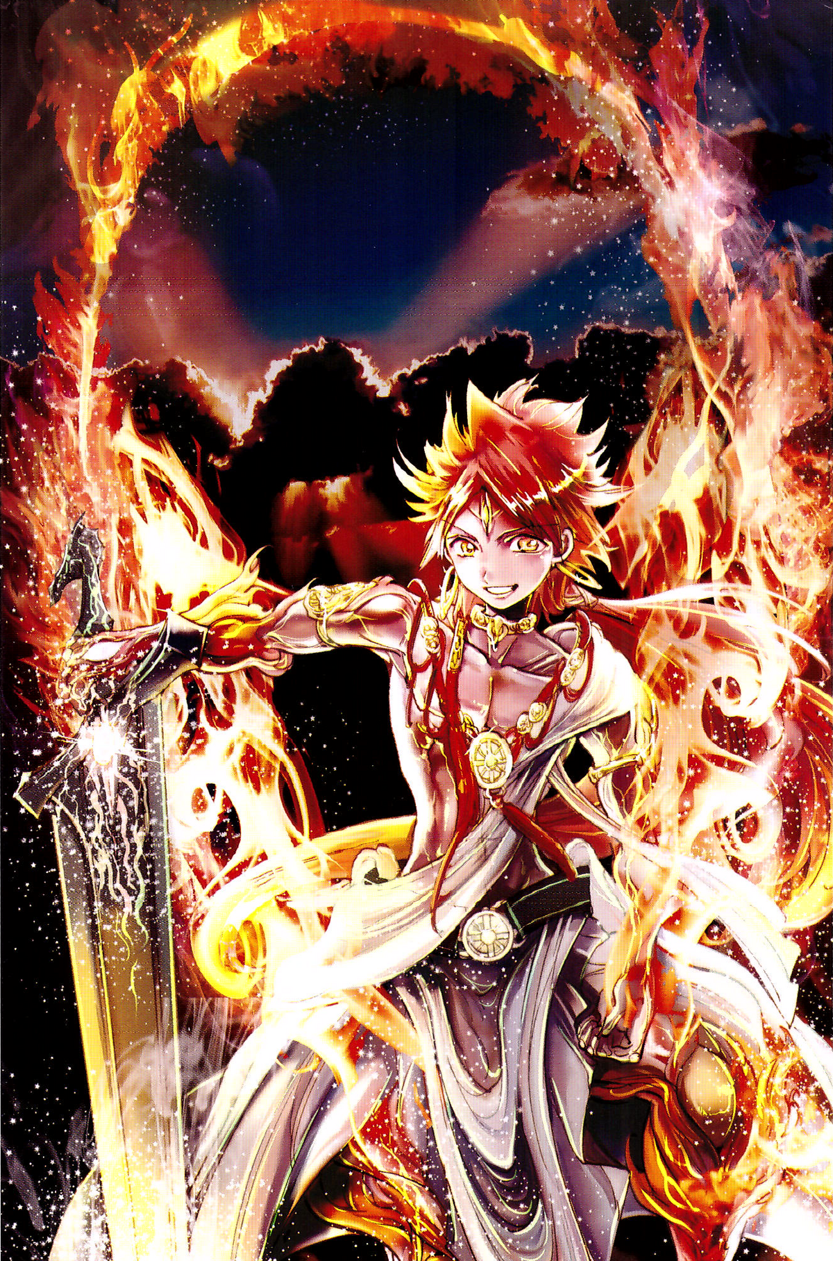 Djinn equip and that Metal vessel at Magi - Anime Magi Series