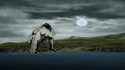 Teleporting a mountain (anime)