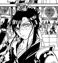 Hakuryuu's face current appearance