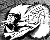 Morgiana being attacked by Aladdin