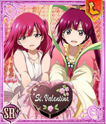 Kougyoku and Morgiana card SR+