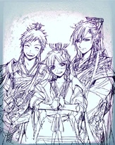 Hakuryuu, Hakuren and Hakuyuu in Websunday Backstage Vol.172