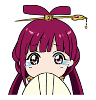 Kougyoku crying Line sticker